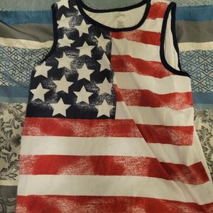 American Flag Muscle Shirt